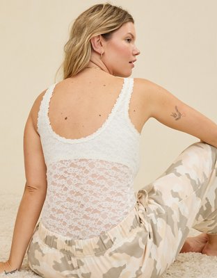 Show Off Vintage Lace Scoop Bodysuit