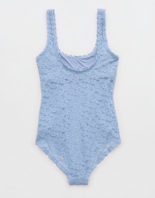 Show Off Vintage Lace Scoop Bodysuit