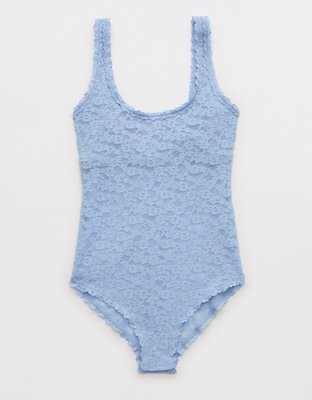 Show Off Vintage Lace Scoop Bodysuit