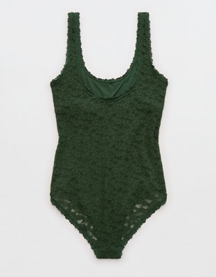 Show Off Vintage Lace Scoop Bodysuit