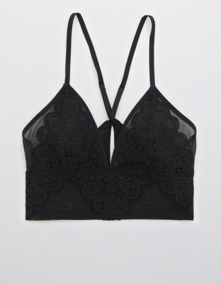 Aerie Queens Lace Mesh Racerback Bralette