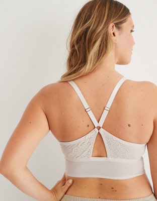 Aerie Queens Lace Mesh Racerback Bralette