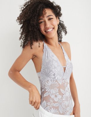 Aerie Garden Party Lace Bodysuit