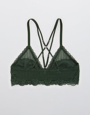 Aerie Adventure Lace Strappy Triangle Bralette