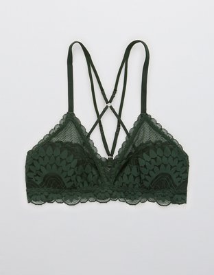Aerie Adventure Lace Strappy Triangle Bralette