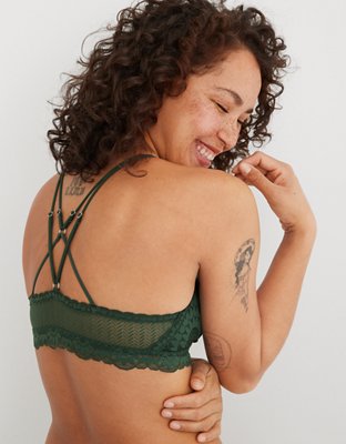 Aerie Adventure Lace Strappy Triangle Bralette