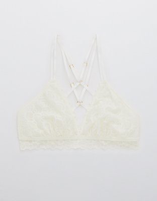 Aerie Free-To-Be Lace Strappy Triangle Bralette