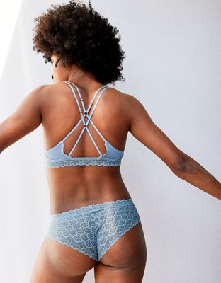 Aerie Free-To-Be Lace Strappy Triangle Bralette