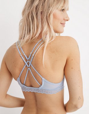 Aerie Free-To-Be Lace Strappy Triangle Bralette