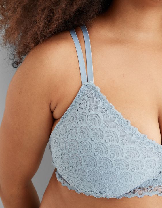 Aerie Free-To-Be Lace Strappy Triangle Bralette