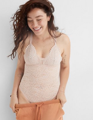 Aerie Far Out Lace Bodysuit