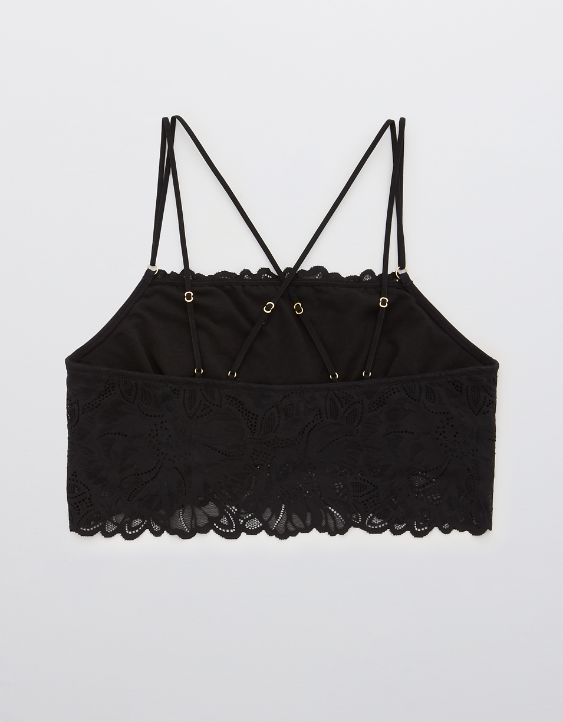 Aerie Holiday Best Lace Longline Bralette