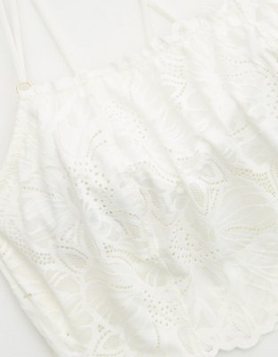 Aerie Holiday Best Lace Longline Bralette