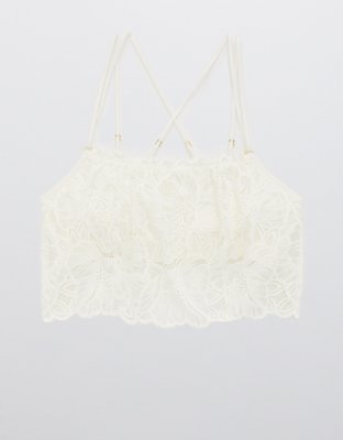 Aerie Holiday Best Lace Longline Bralette