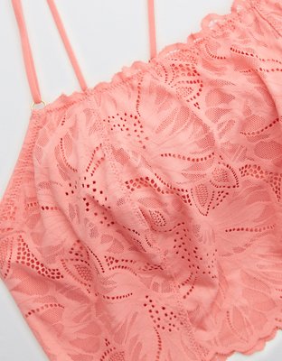 Aerie Holiday Best Lace Longline Bralette