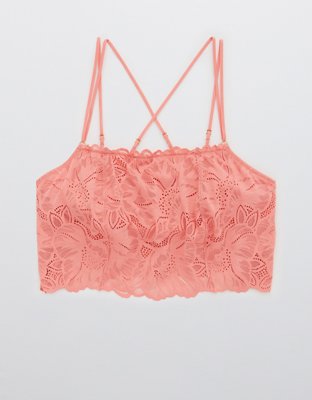 Aerie Holiday Best Lace Longline Bralette