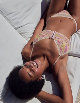 Aerie Sunkissed Lace Triangle Bralette