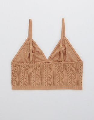 Aerie Cable Lace Longline Bralette