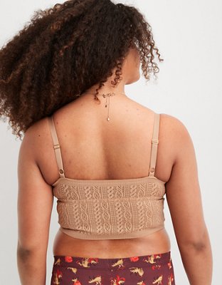 Aerie Cable Lace Longline Bralette