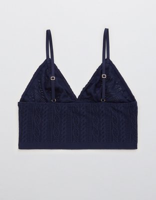 Aerie Cable Lace Longline Bralette