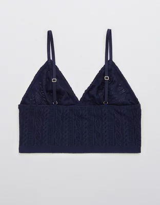 Aerie Cable Lace Longline Bralette