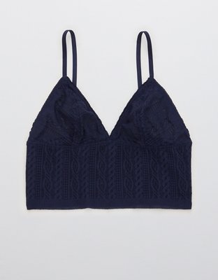 Aerie Cable Lace Longline Bralette
