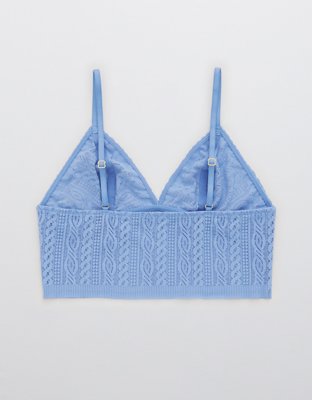 Aerie Cable Lace Longline Bralette