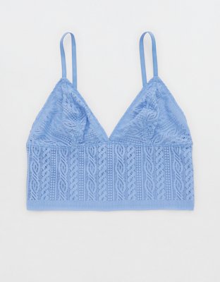 Aerie Cable Lace Longline Bralette