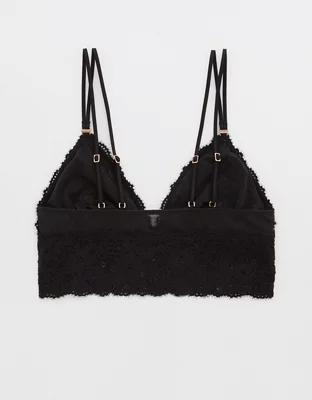 Aerie Eyelash Lace Longline Bralette