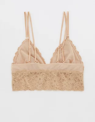 Aerie Eyelash Lace Longline Bralette
