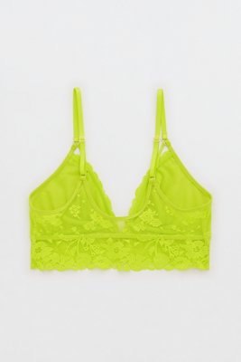 Aerie Wildflower Lace Triangle Bralette