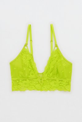 Aerie Wildflower Lace Triangle Bralette