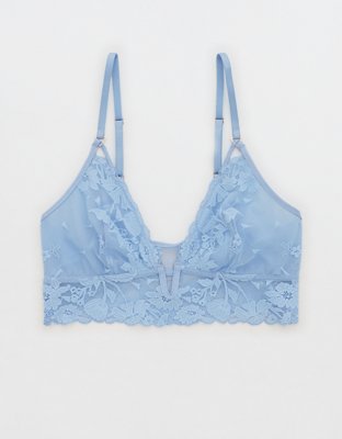 Aerie Wildflower Lace Triangle Bralette