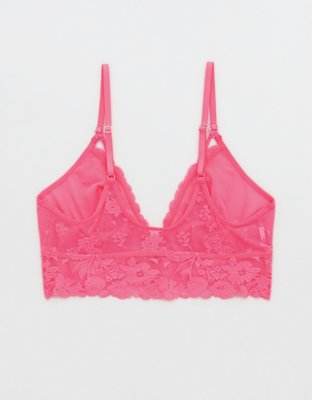 Aerie Wildflower Lace Triangle Bralette