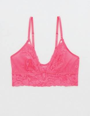 Aerie Wildflower Lace Triangle Bralette