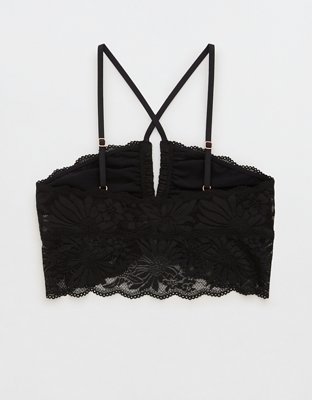 Aerie Hibiscus Lace Halter Bralette