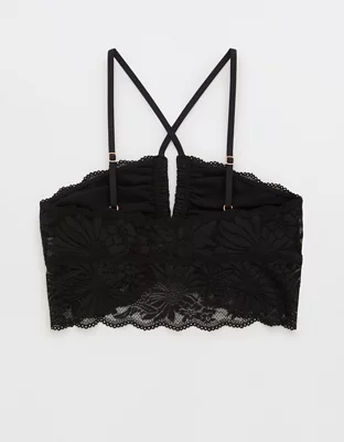 Aerie Hibiscus Lace Halter Bralette