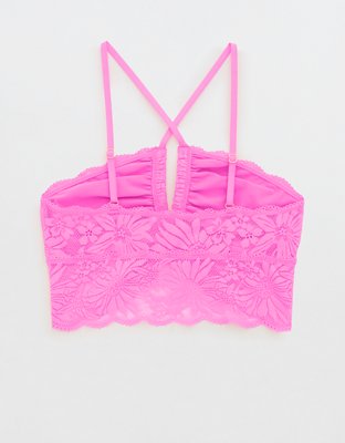 Aerie Hibiscus Lace Halter Bralette