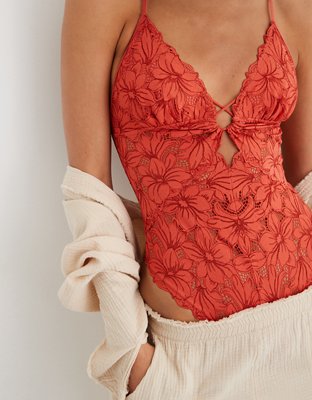 Aerie Beach Daze Lace Bodysuit