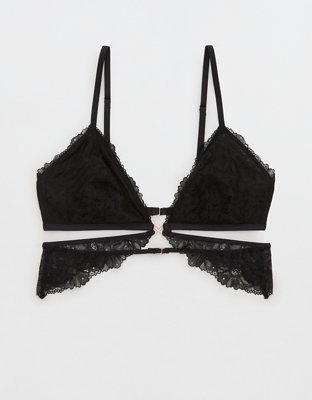Aerie Palm Lace Plunge Padded Bralette, ICYMI, Aerie Is Taking 40% Off  Loungewear, and These 26 Deals Can't Be Ignored
