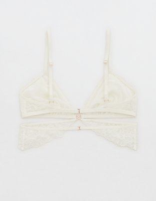 Aerie Bralette triangular con encaje Dreamscape