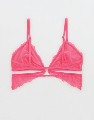 Aerie Bralette triangular con encaje Dreamscape
