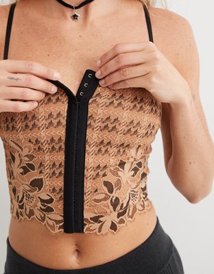 Show Off Winter Express Lace Corset Bra Top