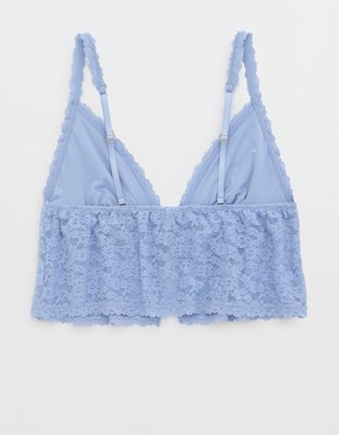Show Off Vintage Lace Tie Front Bra Top