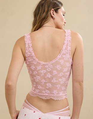 Show Off Rosebud Lace Bra Top