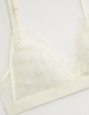 Show Off Embroidery Triangle Bralette