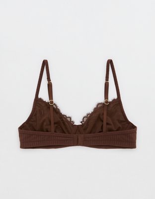 Show Off Enchanted Lace Rib Wireless Bralette