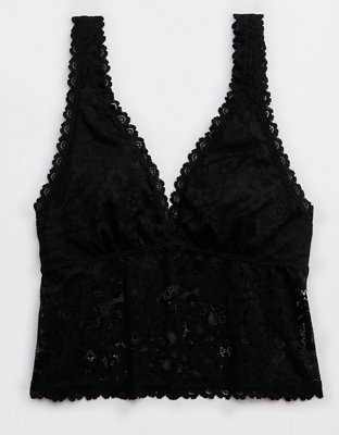 Show Off Paisley Lace Padded Plunge Tank Top