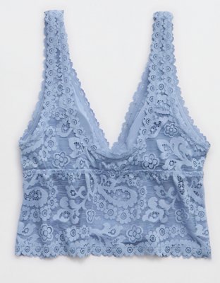 Show Off Paisley Lace Padded Plunge Tank Top