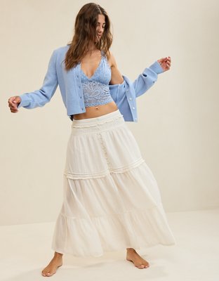 Show Off Paisley Lace Padded Plunge Tank Top